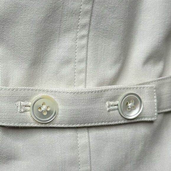 Ralph Lauren Cream with Black Trim Brushed Moleskin Cotton Waist Coat Gilet Vest - Picture 6 of 16